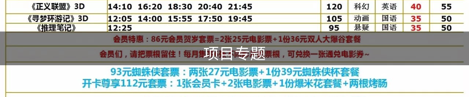项目专题